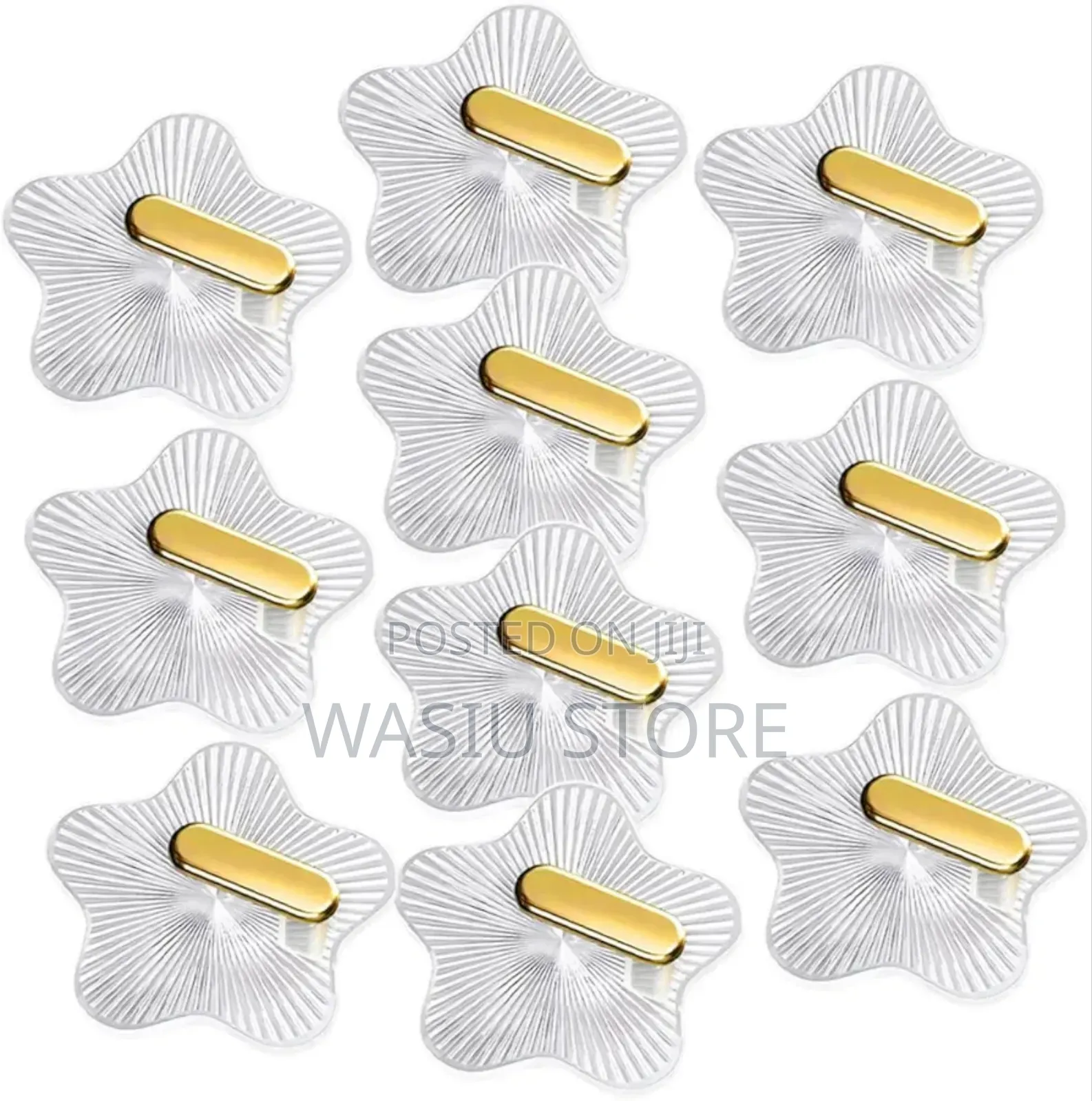 Alipis Star Shaped Self Adhesive Wall Hooks 12 Pack