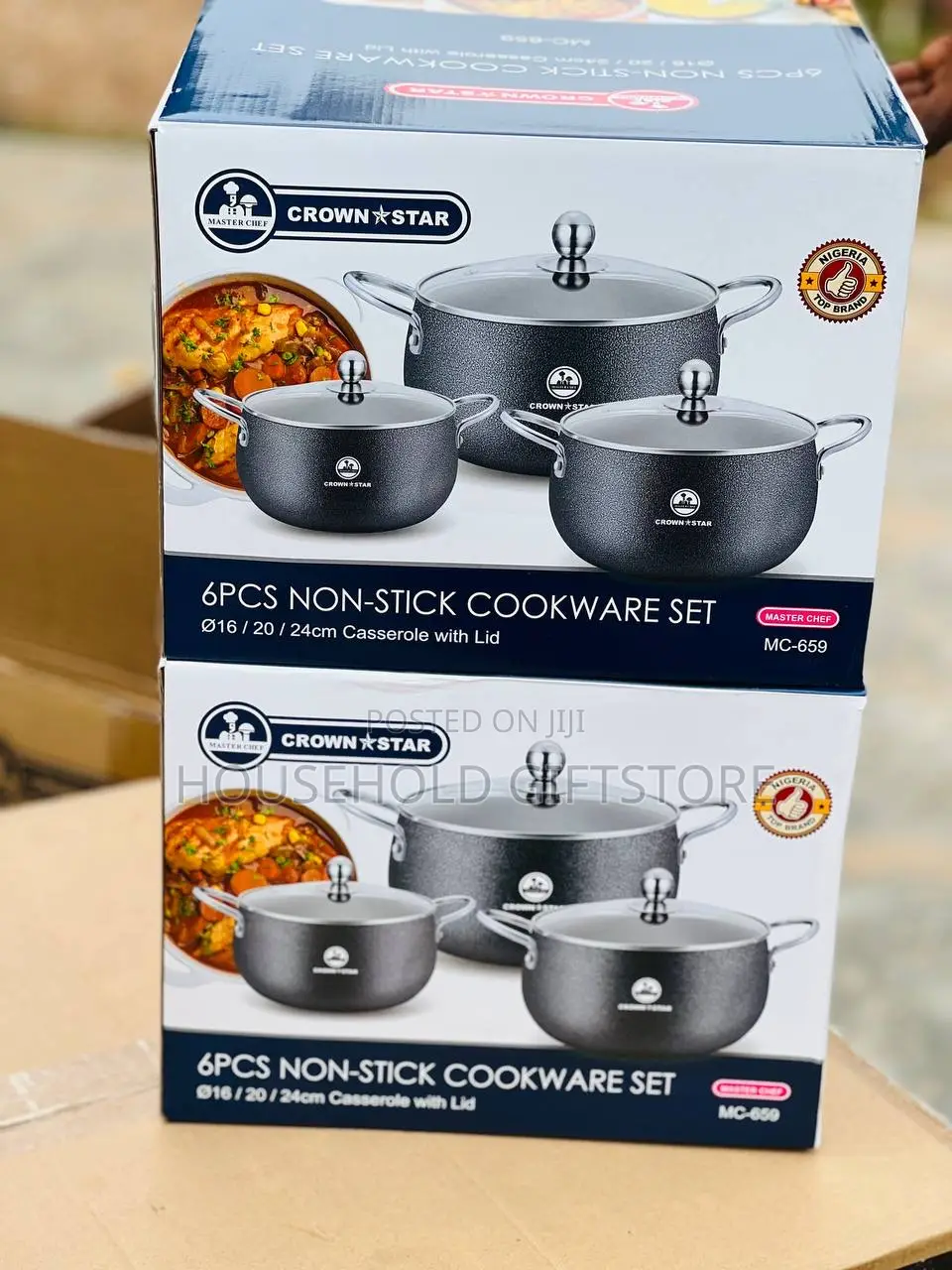 3pcs Masterchef Non Stick Pot Set