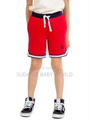 U.S. Polo Assn. Boy's Stripe Terry Shorts, Sizes 4-18