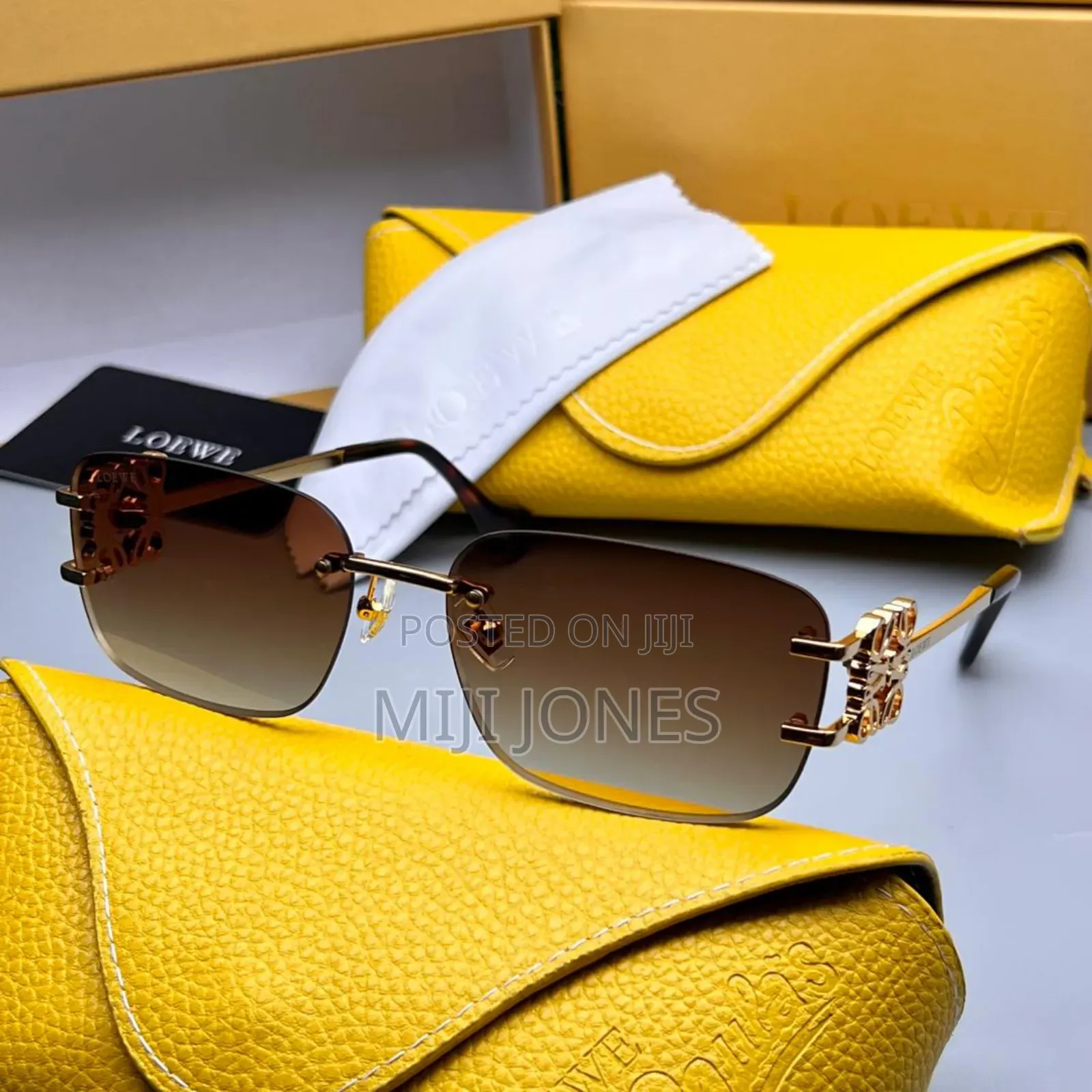. "Loewe Inspired Aviator Sunglasses - Classic Glam"