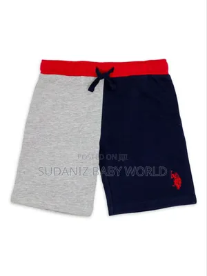 U.S. Polo Assn. Boys Colorblock Terry Short, Sizes 4-18