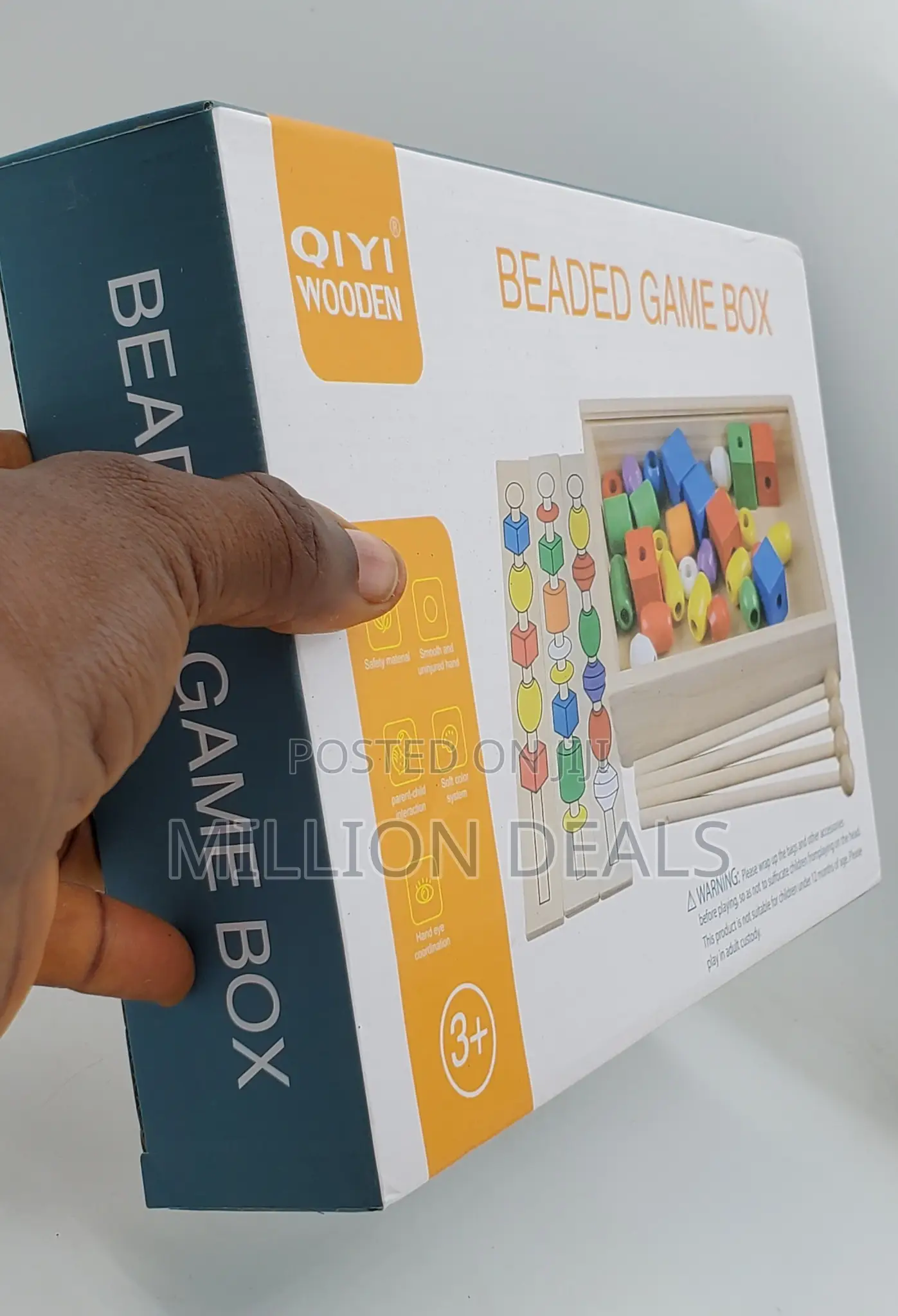 Portable Beaded Game Toy Box Ages 3+