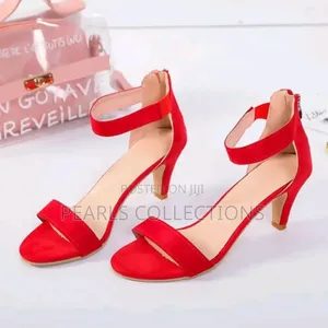 Photo - Low Heel Red Shoes (Size 41 and 42)