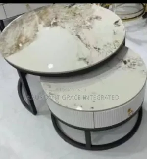 2 in 1 Marble Top Coffee Centre Table.