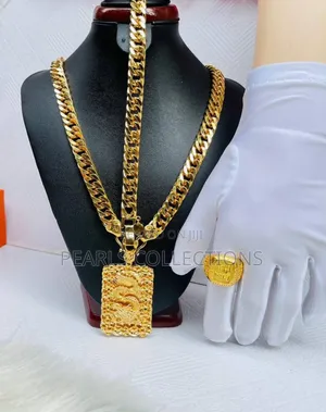 Gold Jewelry Set for Men