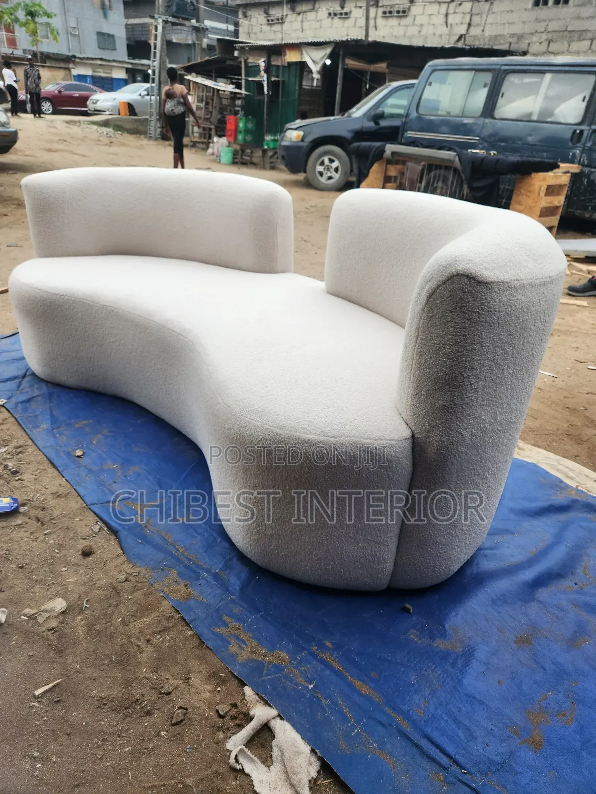 Executive Three Seaters Curved Sofa.