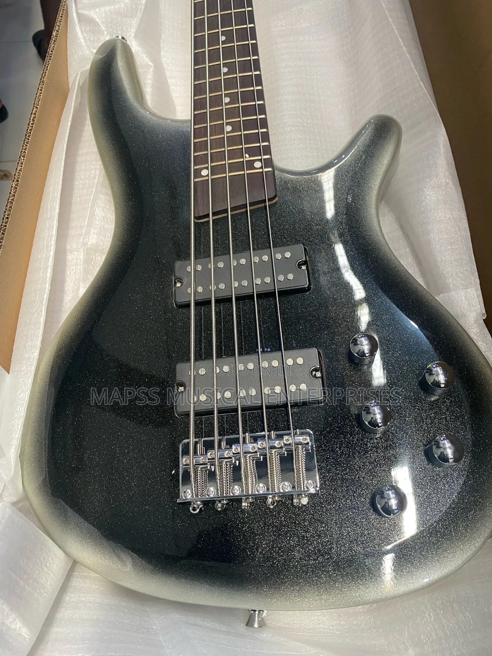 Five Strings Ibanez Active Bass Guitar