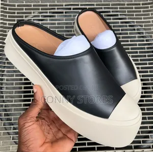 High Quality High Pablo Marni Shoe Slider Black Cream