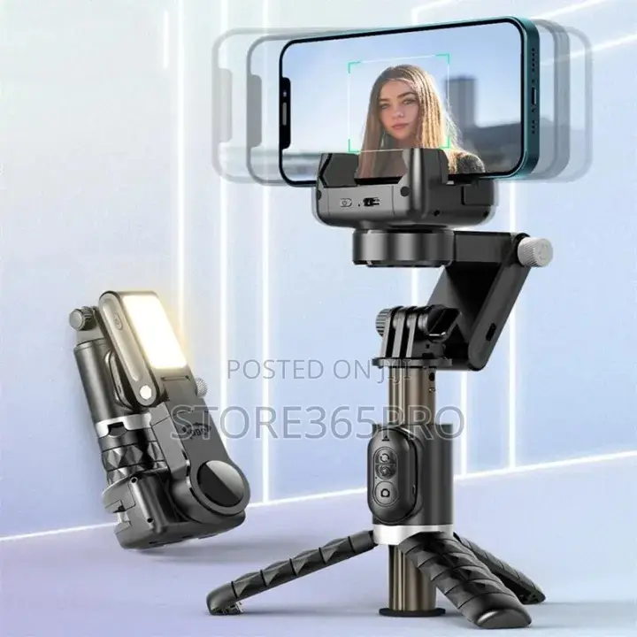 Smart Tracking Gimbal Tripod Selfie Stick With Fill Light