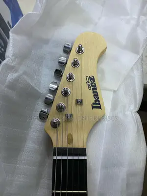 Ibanez Black Squier Stratocaster Electric Guitar