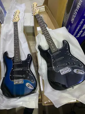 Ibanez Black Squier Stratocaster Electric Guitar