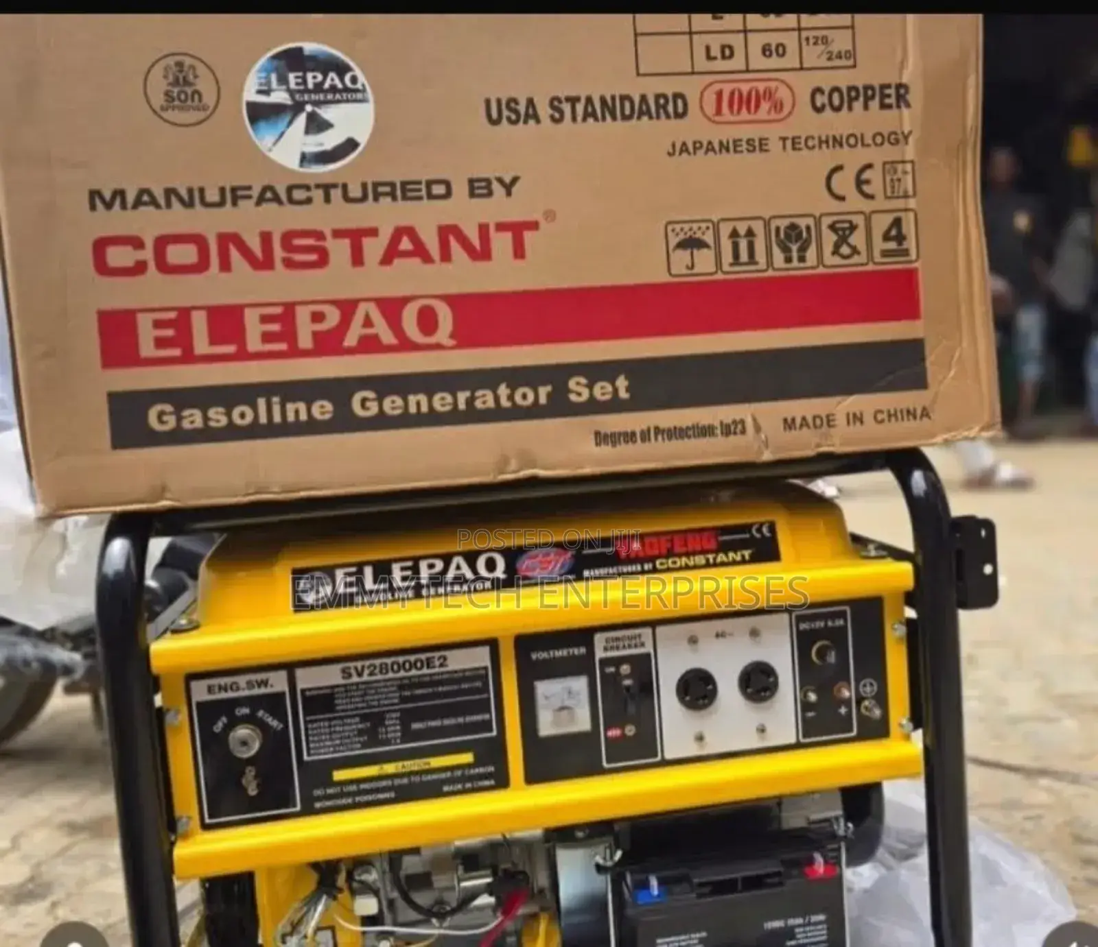 Imported Elepaq Constant Petrol Generator Model Sv28000e2