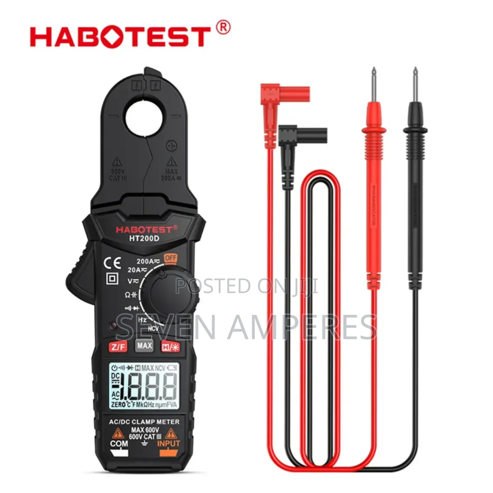 Habotest Digital Clamp Multimeter Ac/Dc