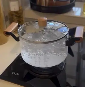 Transparent Glass Pot