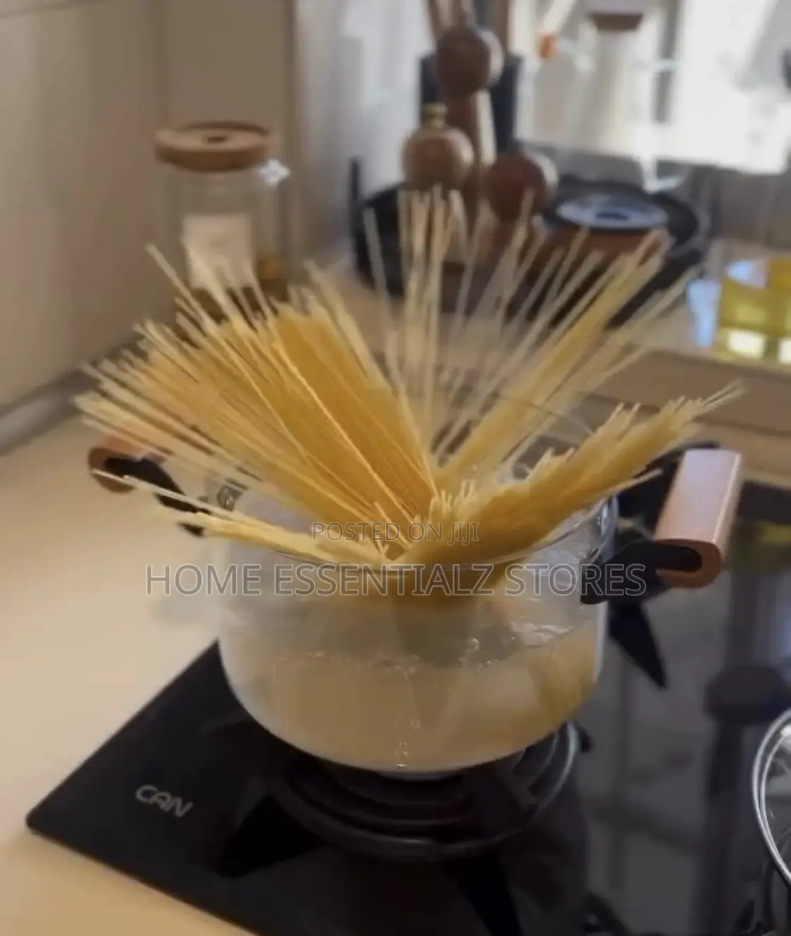 Transparent Glass Pot