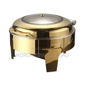 Morden Luxury Quality Gold Chaffing Dish Round 