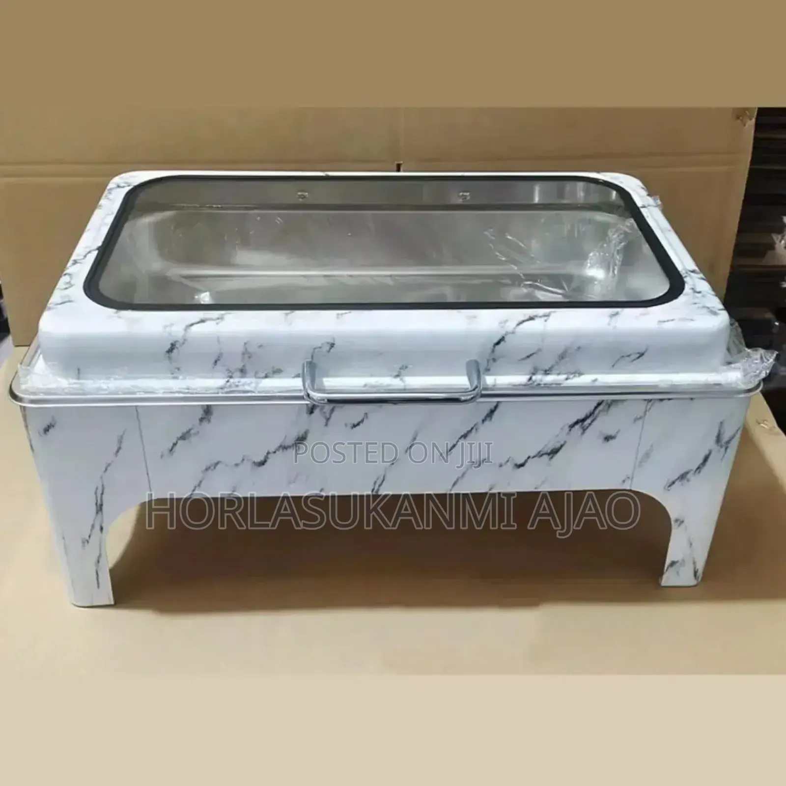 Luxury White Marble Quality Chaffing Dish
