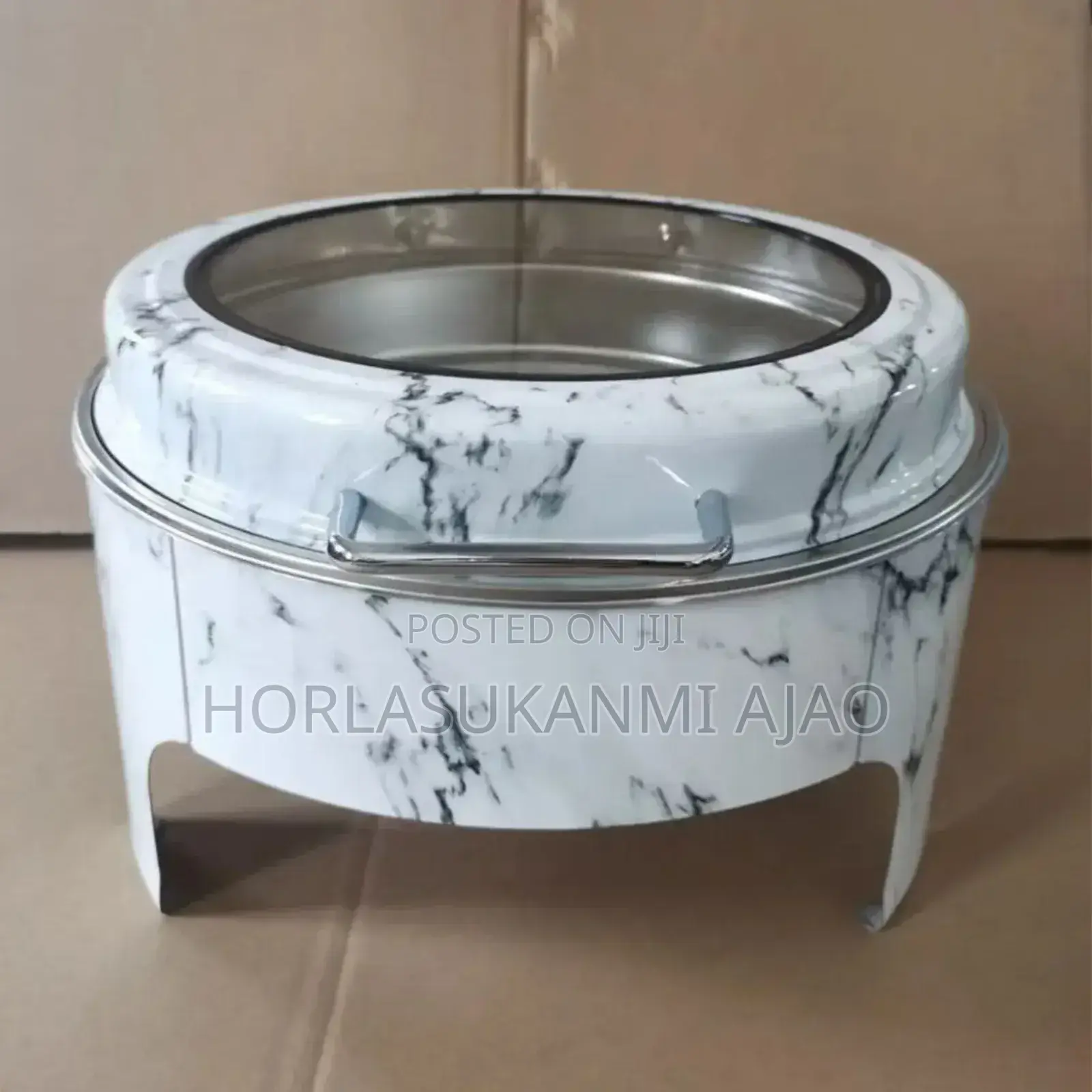 Luxury White Marble Quality Chaffing Dish 