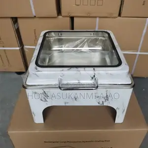 Luxury White Marble Quality Chaffing Dish 
