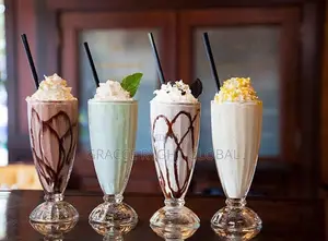 6pcs Smoothie Glass Cup