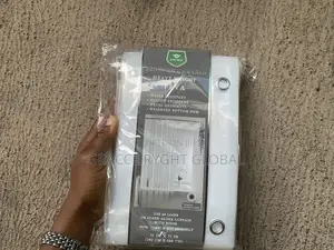 Transparent Bathroom Shower Curtain With Hooks