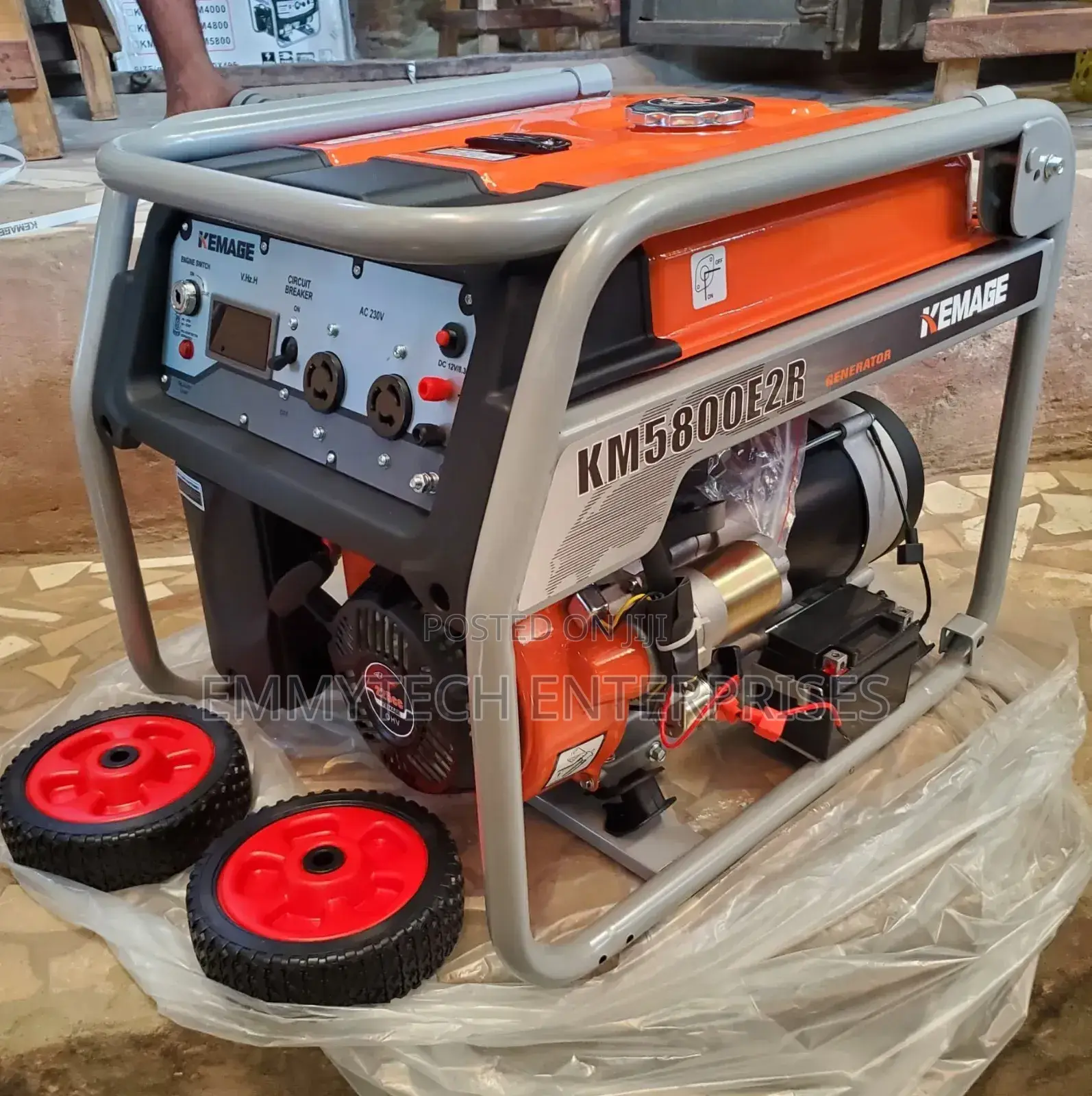 (4.5kva)Kemage Remote Control Petrol Generator 100%Copper