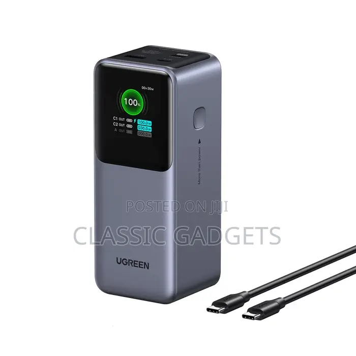 Ugreen Nexode Power Bank 20000mah 130w With Digital Display