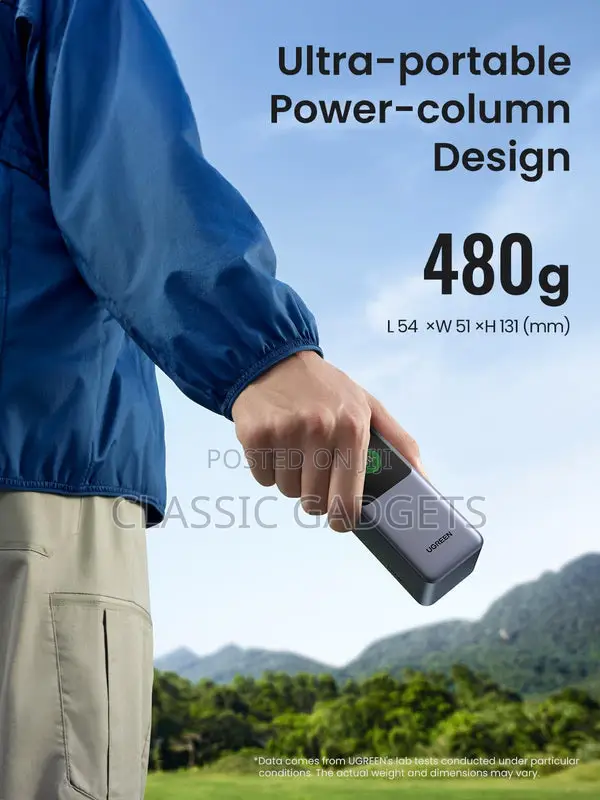 Ugreen Nexode Power Bank 20000mah 130w With Digital Display