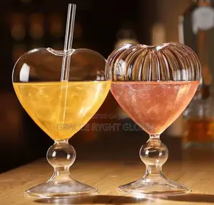 Heart Shaped Bar Cocktail Goblet