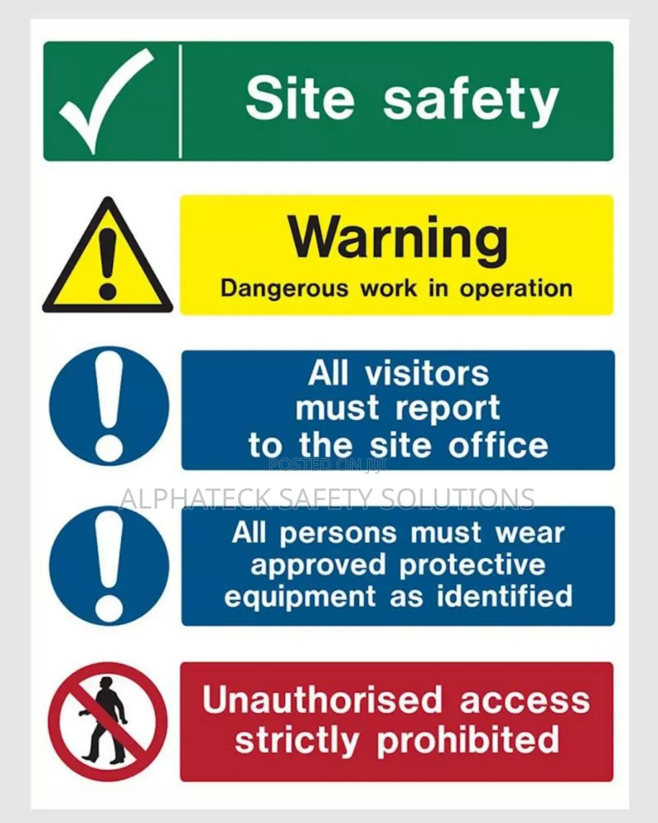 Site Safety Signss