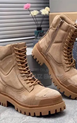The 2025 Balenciaga Combat Strike Luxury Boots