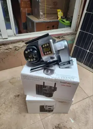 Dual Lens PTZ 4g Sim Card Auto Tracking Solar Camera 360°