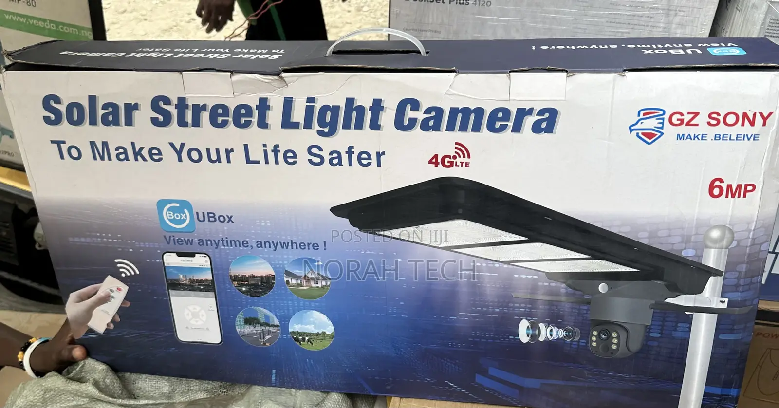 Street Solar Light Camera Ubox