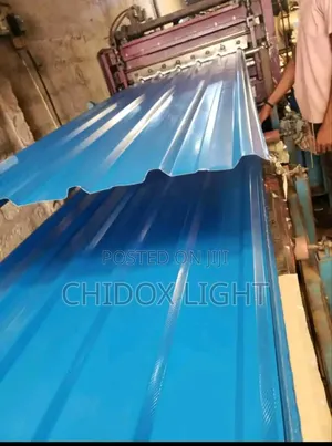 Deep Blue Oven Baked Long Span Design Aluminum Roofing Sheet