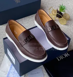 Christian Dior Pure Italian Leather Luxury Men Loafers