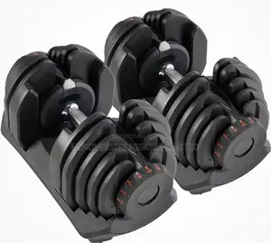 Adjustable Black Dumbbell 40kg
