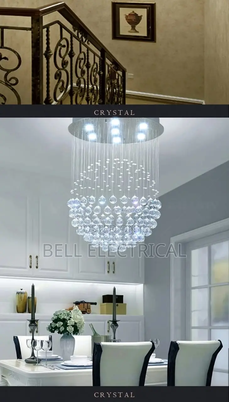 Modern Crystal Pendant Lamp Led