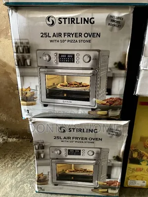 Stirling 25l Air Fryer Oven With 10” Pizza Stone