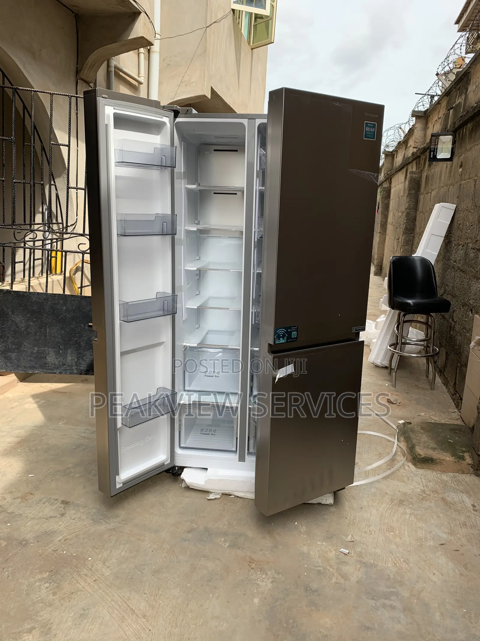 Fast Cooling Side by Side Hisense Refrigerator
