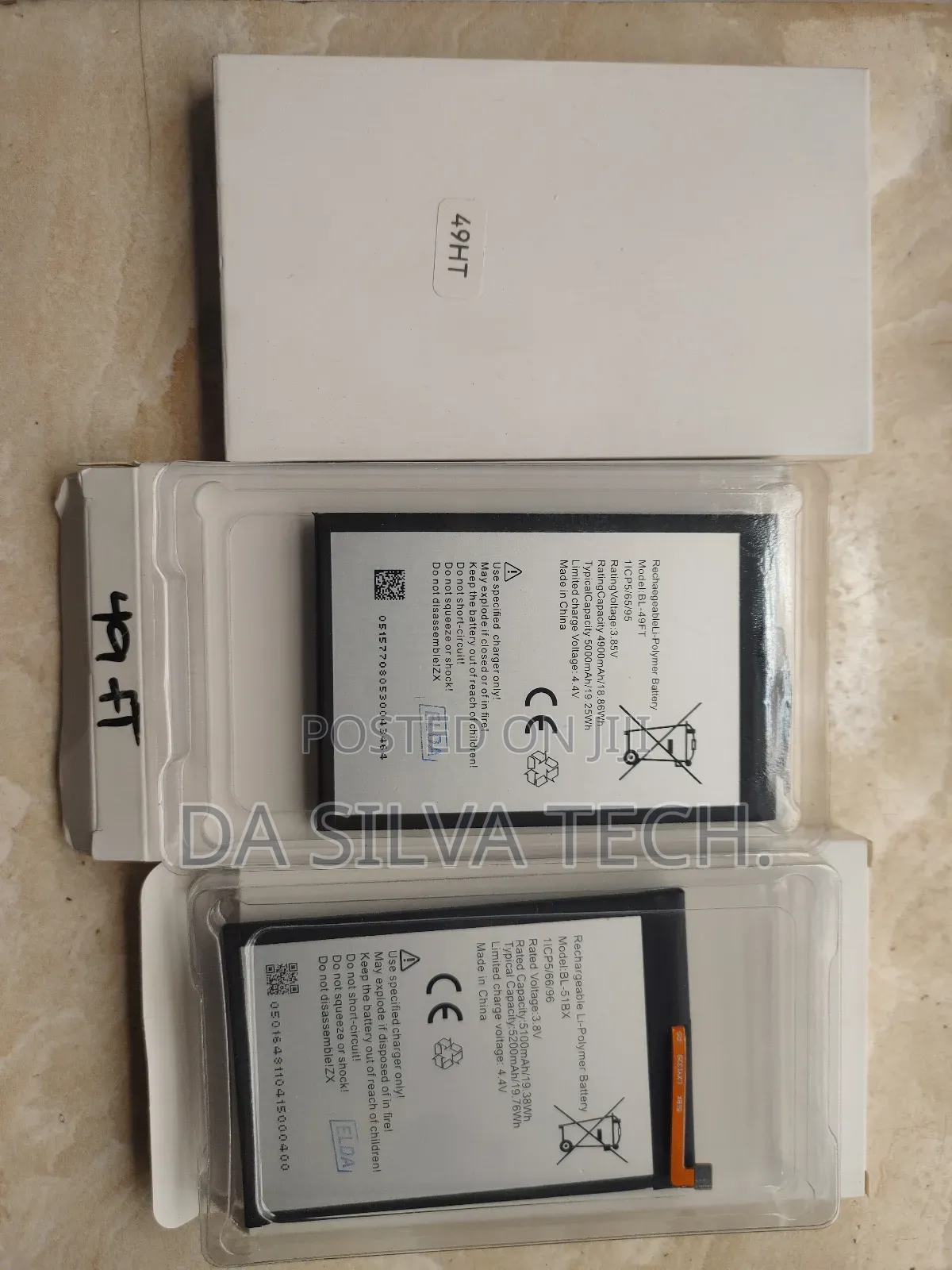 Original Tecno Batteries