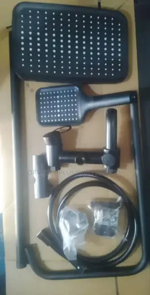 Shower Mixer Tap Black Coated