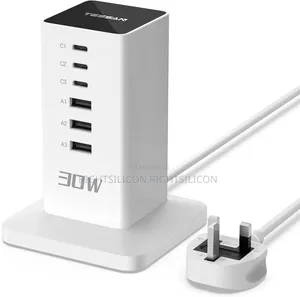 Usa Tessan Usb C Charger Plug, 30w Usb Charging Station