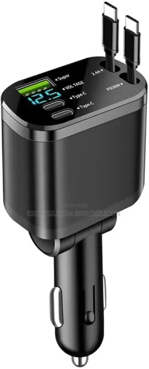 Usa Mizi [2025 Upgraded] Retractable Car Charger 5