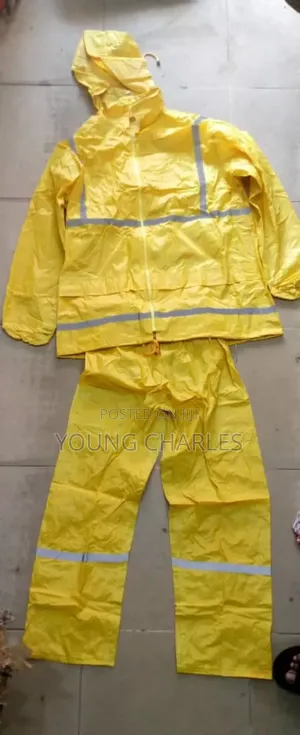Up And Down Reflective Rain Coat.