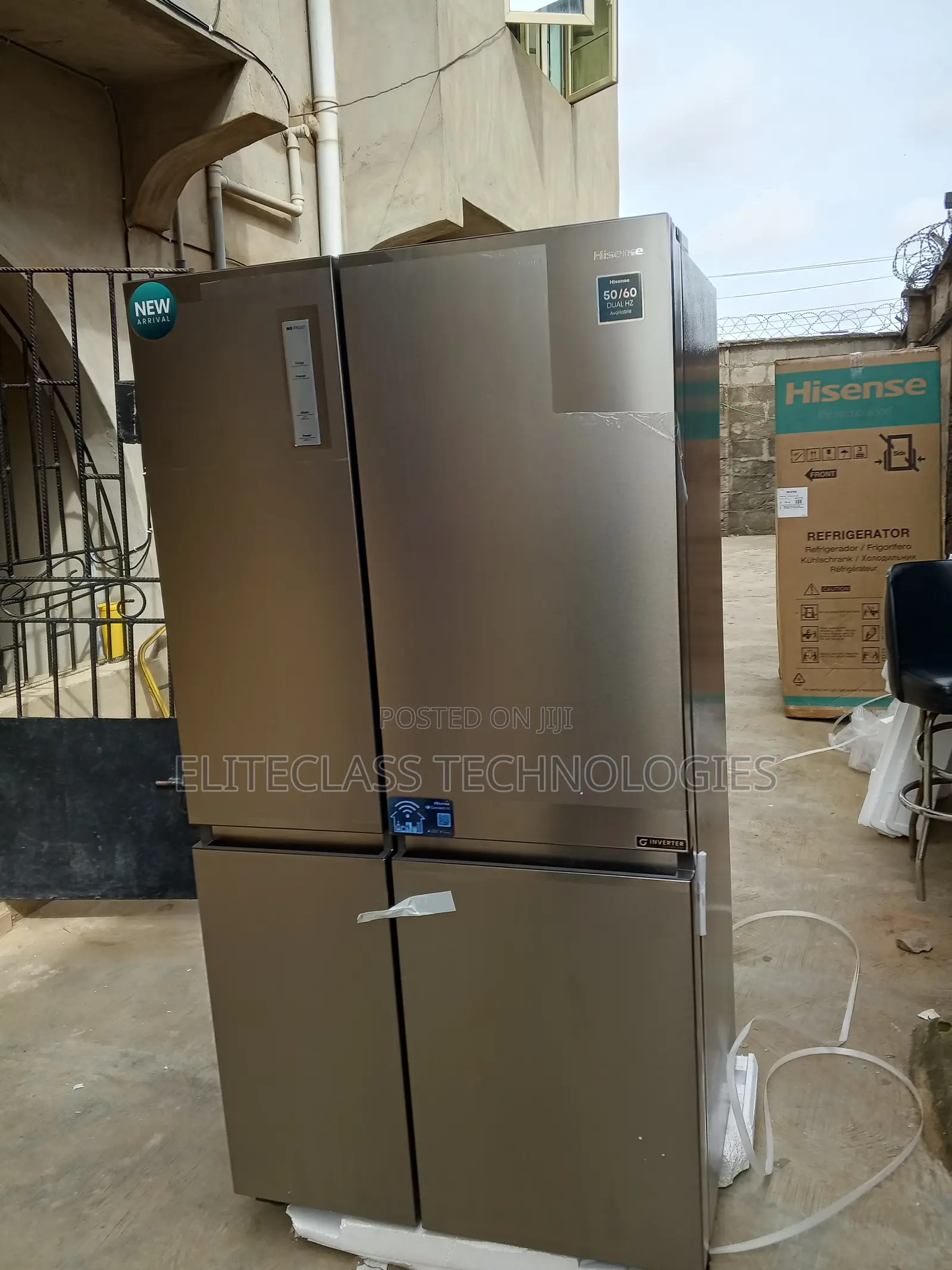 Super Cooling Hisense 634l Side by Side Refrigerator Rs-87ws