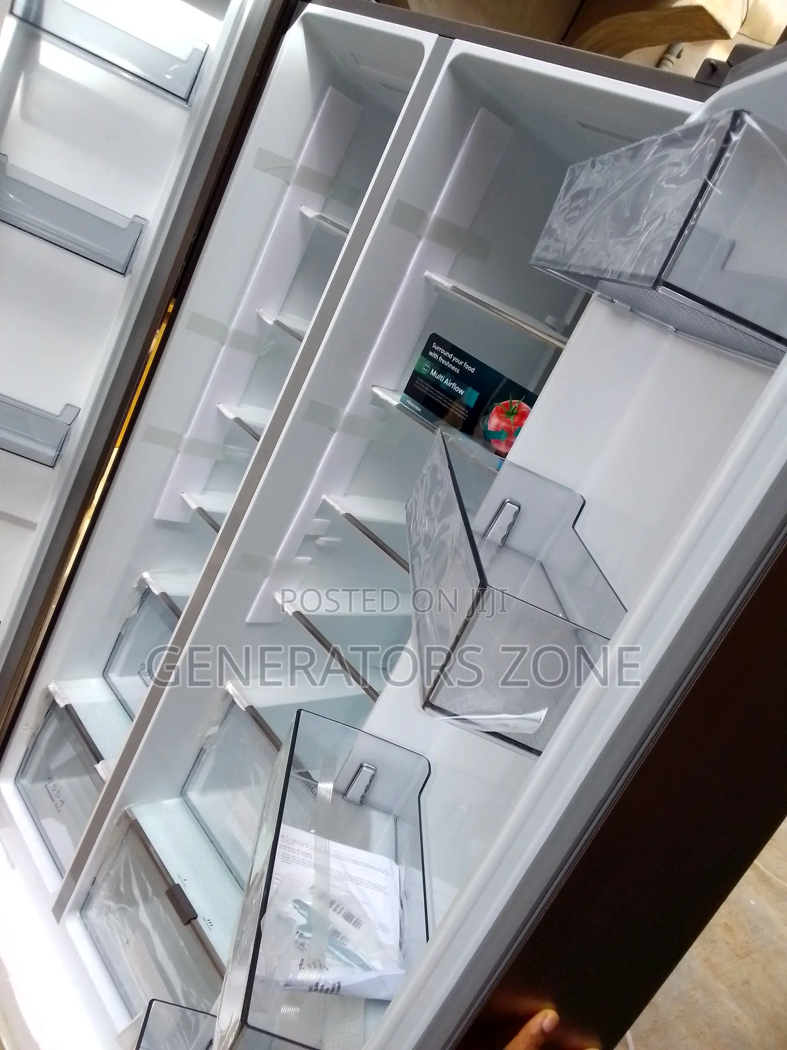 Cool Convenience Redefined Hisense 634l Side by Side Fridge