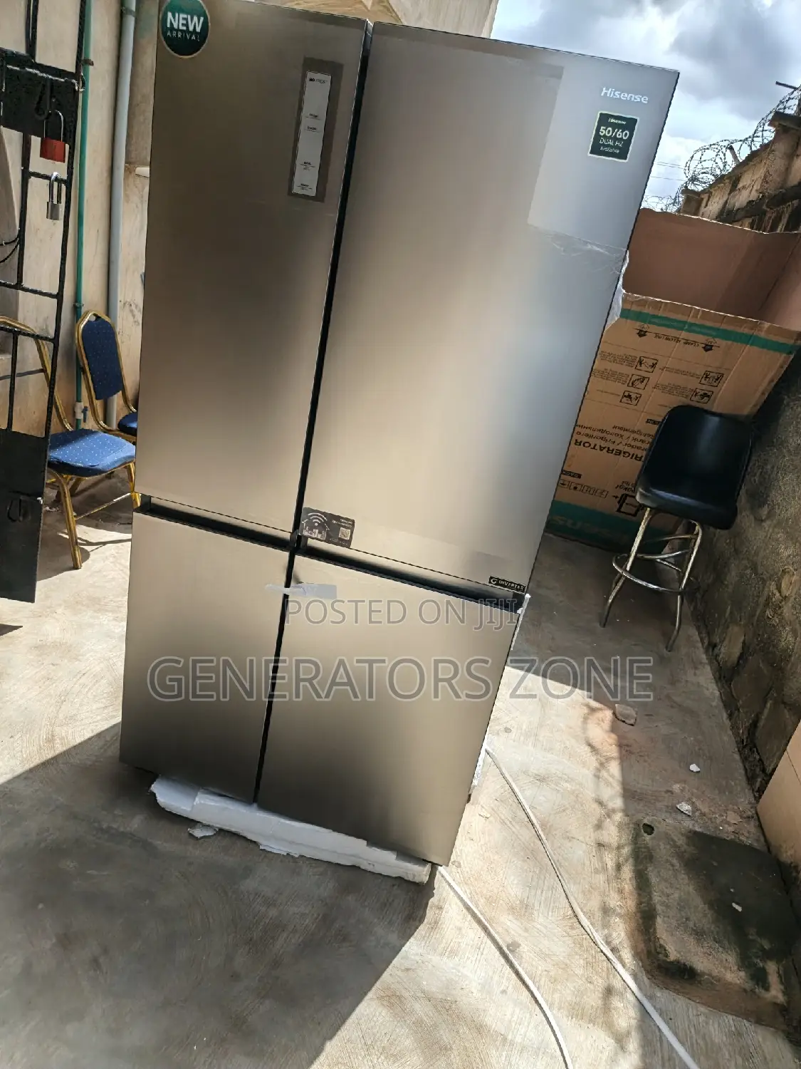Large Capacity Side by Side Hisense 634l Refrigerator