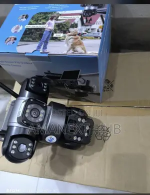 An Adjustable Triple Lens Solar PTZ Camera