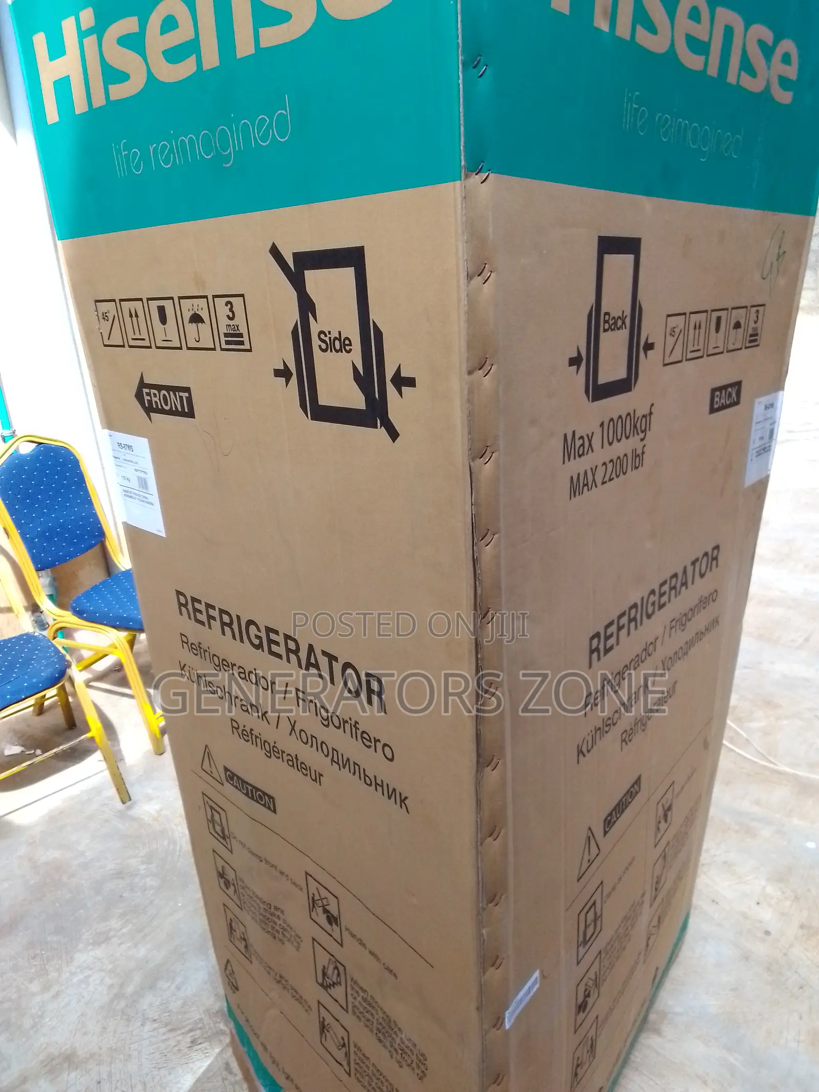87ws Hisense Fridge--634l Capacity