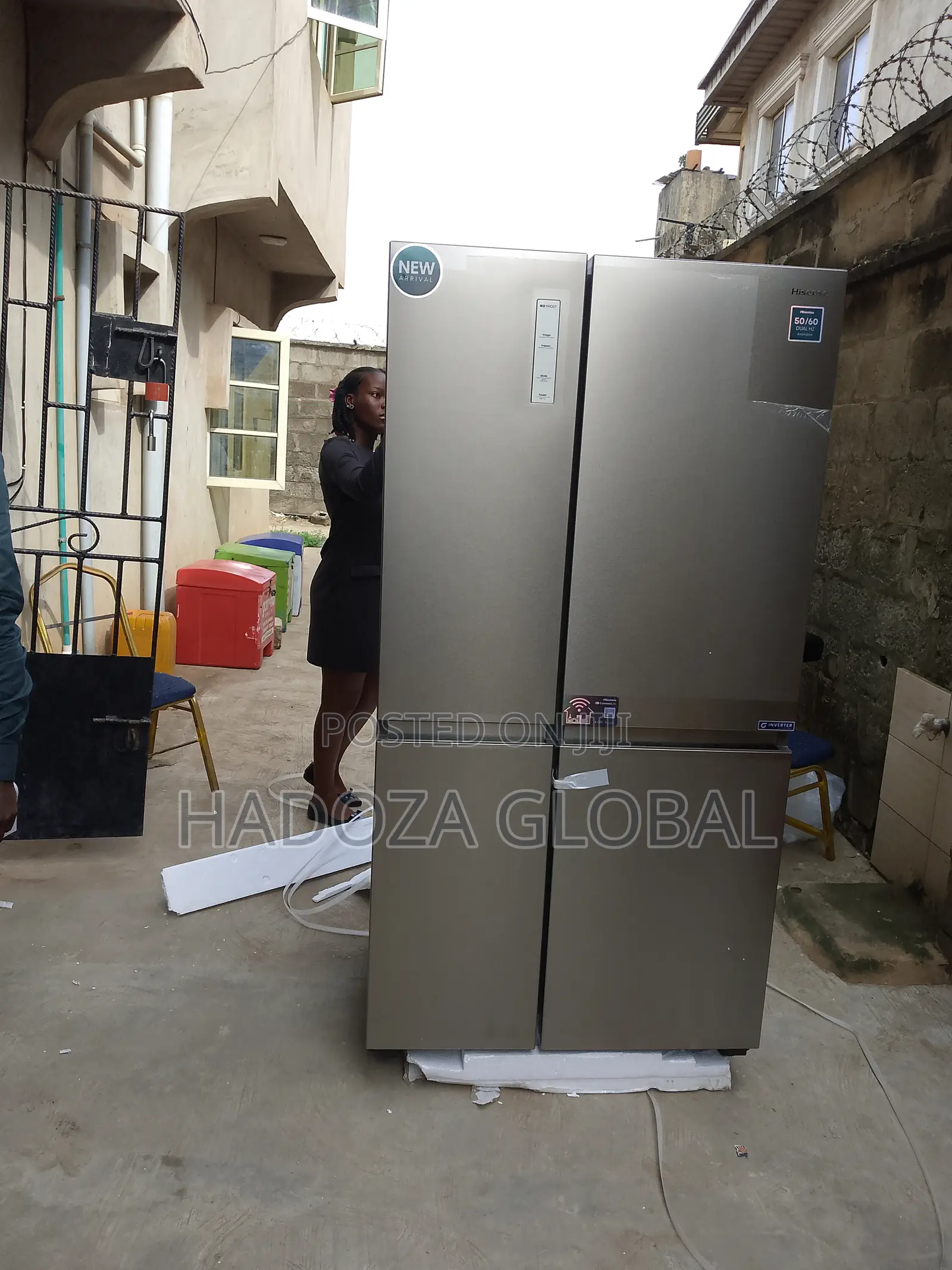 634l Hisense Refrigerator - Side-by-side Design